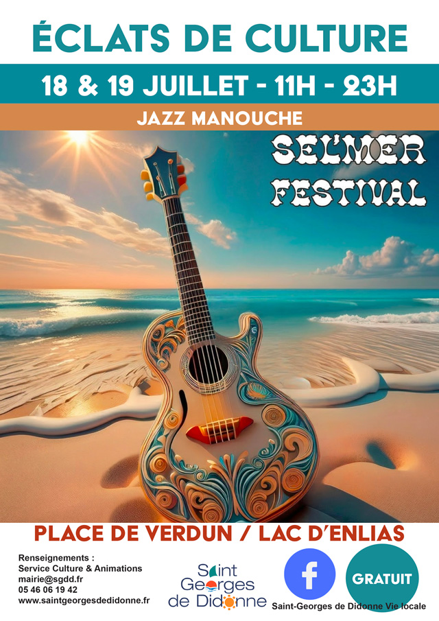 Affiche Sel Mer – Festival Jazz Manouche